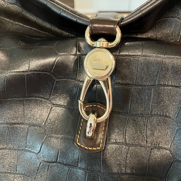 Dooney & Bourke Denison Logo Lock Shoulder Bag - Picture 7 of 15